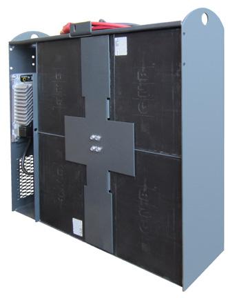 Element Pallet Pro On-Board Power System Application The Pallet Pro is an integrated valve-regulated lead acid battery and charging system designed for 24 volt electric walkie pallet trucks with