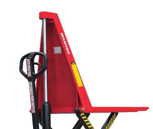Manual or Electric High-Lift Pallet Trucks This ultra-ergonomic pallet truck adapts to the layout of your work place and allows you to lift the load to the desired height.
