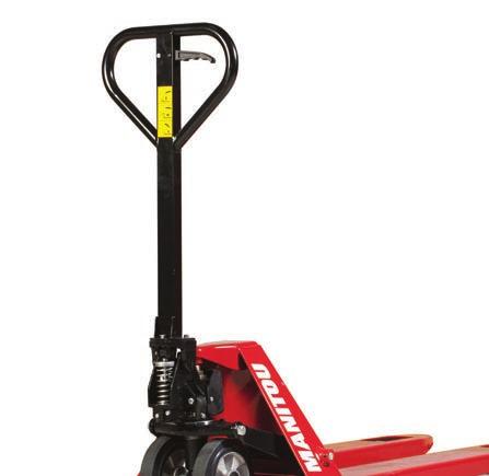 RANGE MANUAL PALLET TRUCKS Low-Profile or Wide Forks Pallet trucks with low profile forks are vital for moving loads on low pallets. Height of forks in lowered position 51 mm.