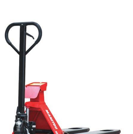 RANGE MANUAL PALLET TRUCKS Pallet Trucks with Weighing Scales Vital for calculating the weight of your load quickly and easily when dispatching or receiving your goods.
