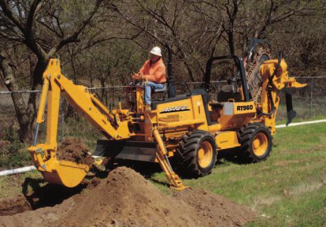 Hydraulics Astec s open-center hydraulic system delivers smooth, reliable power on demand whether you re traveling, backfilling, plowing or trenching.