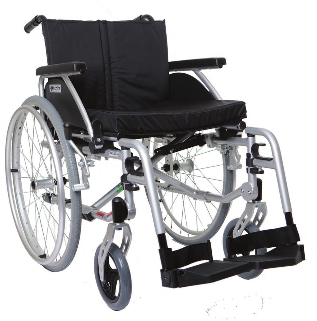 EVOKE The Aspire EVOKE and EVOKE HD are highly adjustable, lightweight, aluminium wheelchairs designed to