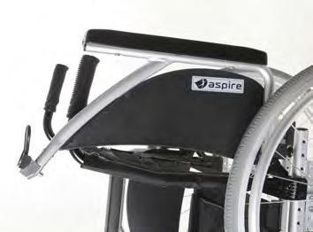 Aspire Evoke Wheelchair Oxygen Bottle Holder Transport Tie Downs W Chair Head Rest - Aspire Evoke -