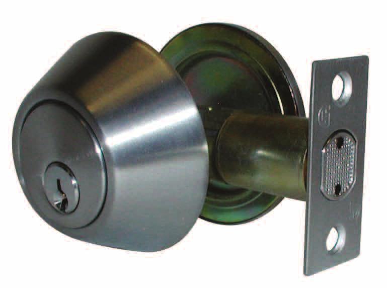 Grade 3 D360 Series Residential Deadbolt APPLICATIONS: The D360 is a light-duty commercial and highend residential deadbolt suitable for interior and exterior doors of office buildings, hotel /