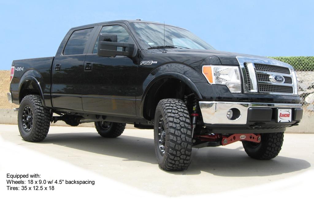INSTALLATION INSTRUCTIONS 88518 For Rancho Suspension Systems RS6518: 2009 FORD F-150 4WD READ ALL INSTRUCTIONS THOROUGHLY FROM START TO FINISH BEFORE BEGINNING INSTALLATION Rev A IMPORTANT NOTES!