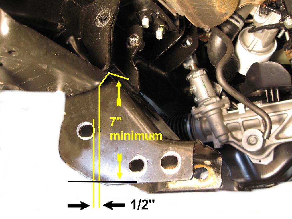 Illustration 4 9) Repeat for other side. FRONT DIFFERENTIAL REMOVAL Illustration 6 1) Remove the lower control arm pivot bolts. Remove the lower control arm. 2) FRONT DIFFERENTIAL & SUBFRAME INSTALLATION Repeat steps for the other side.