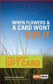 We have a fantastic range of outdoor power equipment and now with our STIHL SHOP gift cards, you can be sure to get the right