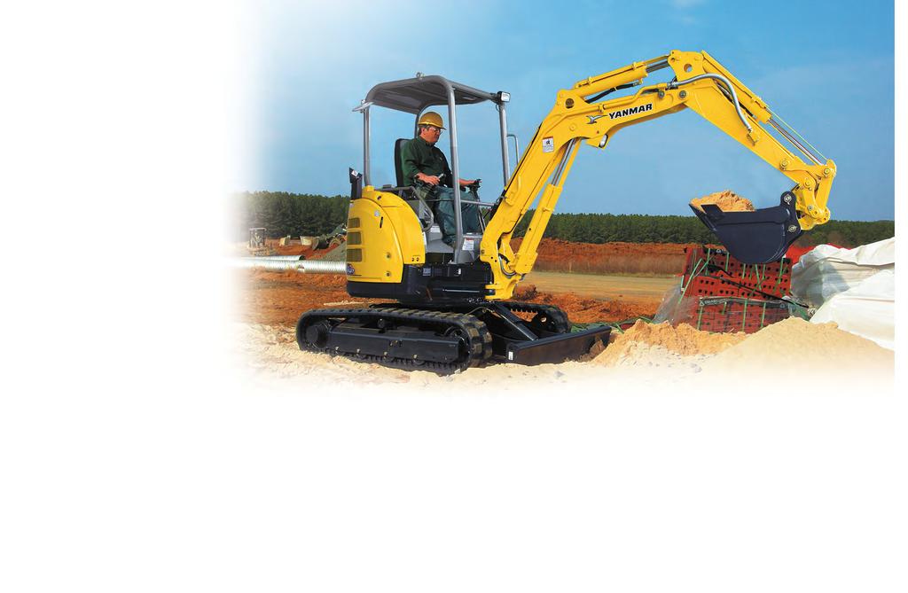 The Mini Excavator, Reinvented by Yanmar A Whole Line Up of High Performance