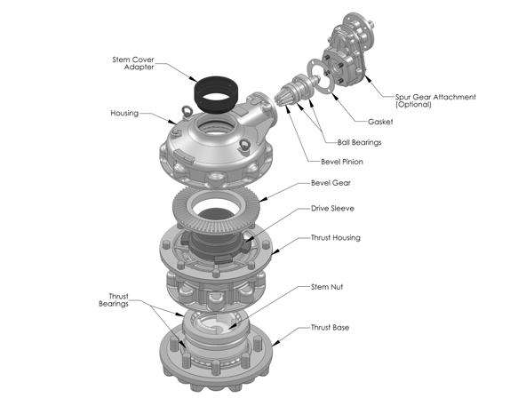 Figure 2.2 - VH Exploded View 2.1 Initial Inspection and Storage Instructions c WARNING: Read this installation and maintenance manual carefully and completely before attempting to store the gearbox.
