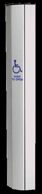 Ingress-R.E.X Touch Panel Column Surface or Bollard Mount 9 x 6 Ingress-R.E.X Touch Panel Column Fully Active 22-1/2 Sq.