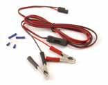 00" x D 901-004 18 AWG wiring harness with on-off switch, two 30-amp battery clips 98.