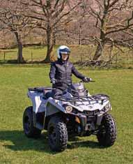 CAN-AM OUTLANDER L ACCESSORIES SELECTION* HEATED GRIPS AND THROTTLE, MUD-GUARD EXTENSION, BUMPERS, WINCH, AGGRESSIVE MUD TYRES.