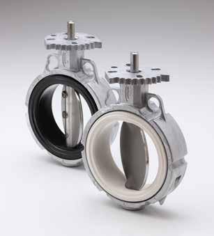 Resilient Seated Butterfly Valves 400 Series 1 Piece Body Design A lower cost alternative for demanding applications.