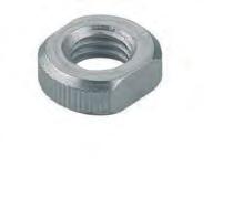 Extension nuts series 936 serve as support Clamping frames series The risk of accidents are ruduced upon release of the workpiece by the clamps being secured to the machine table Hexagonal Nuts