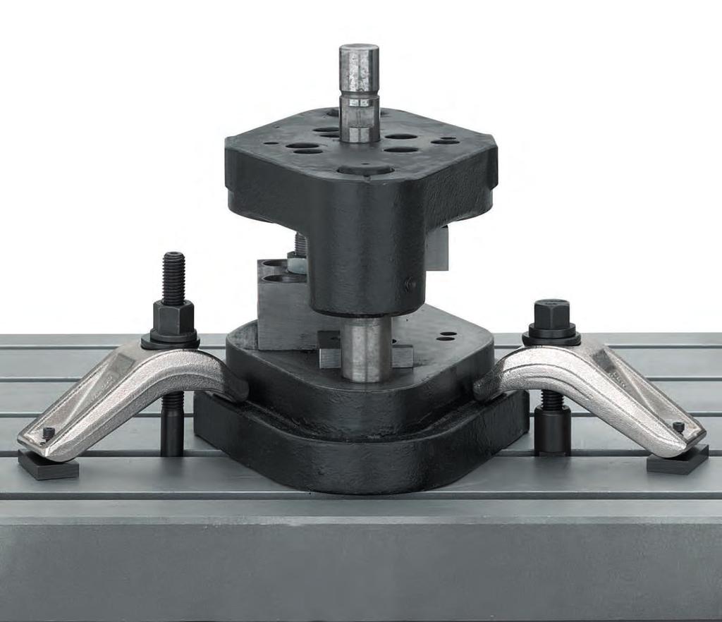 Clamping Frames Flexible clamping solutions S 10/S 30 S 10 and S 20 have a clamping ce up to 70 kn. These clamps offer great stepless vertical adjustment.