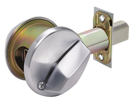 Deadbolt designs B600 Series s toughest heavy duty Grade 1 commercial deadbolt. Furnished with conventional cylinder standard.