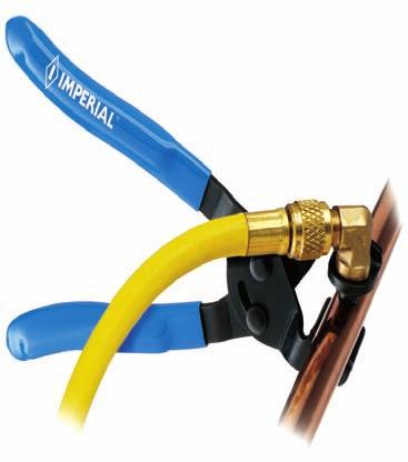 ACCESSORIES & TOOLS REFRIGERANT CHARGING & RECOVERY KWIK-VISE Refrigerant Recovery Tool PT-109 Line piercing/refrigerant recovery tool pierces, seals and locks on to copper lines in one swift motion.