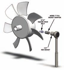 COMMON APPLICATIONS INCLUDE: Refrigeration & A/C service valves. Condenser fan blades with bottom side and right side up hubs. Small and large concave blower wheels.