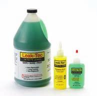LEAK DETECTION LEAK DETECTION LEAK-TEC 4014 Leak-Tec is a non-toxic, nonflammable liquid that produces a white foam of live bubbles at the point of leakage.