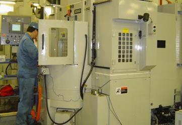 machined parts supplied Annual total machining capacity is 250.000 hrs.