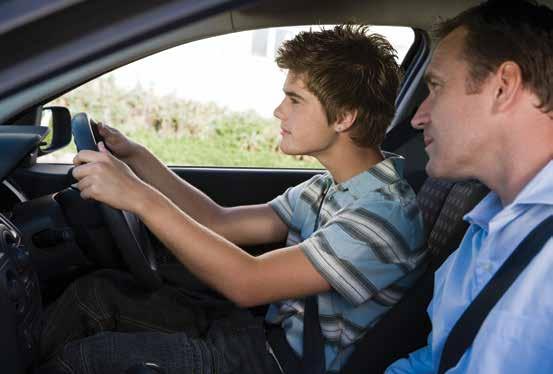 Let your teenager drive the way he or she has been taught by the driver instructor. If you change the system, the new driver will get confused. Learn to give instruction well in advance.