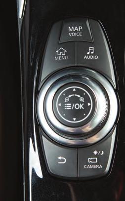 Navigation System (if so equipped) Use the Infiniti controller and OK button to navigate through the center display screens.