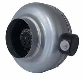 IN-LINE CENTRIFUGAL DUCT FANS VT Series DESCRIPTION The VT series of circular in-line duct centrifugal fans consists of model variations within nominal model sizes of,,,,, and mm respectively.