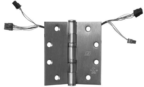 Transfer Device Solutions McKINNEY QC Concealed Circuit Electric Hinges The McKINNEY ElectroLynx hinge is an intermediate connector that passes a constant flow of current between the source of power