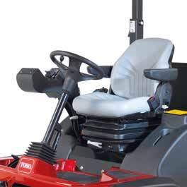 mower benefits from lower operating costs than a comparable triple reel mower.
