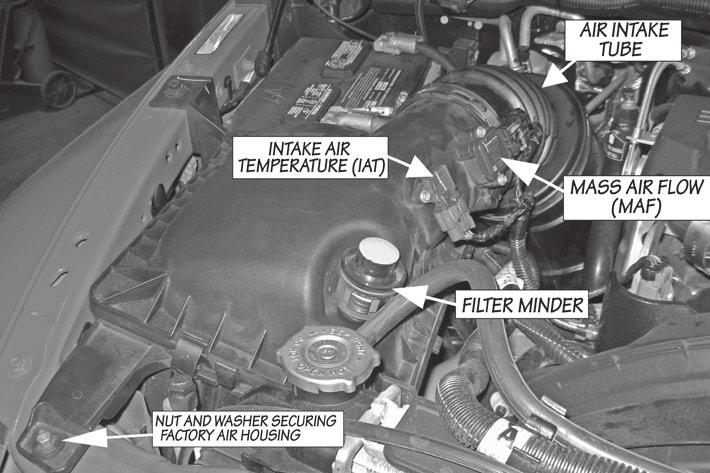 Section 2 RAM-AIR INSTALLATION Use the Bill of Materials Chart and the General Assembly Drawing to reference component nomenclature and location. Use caution when working in the engine compartment.