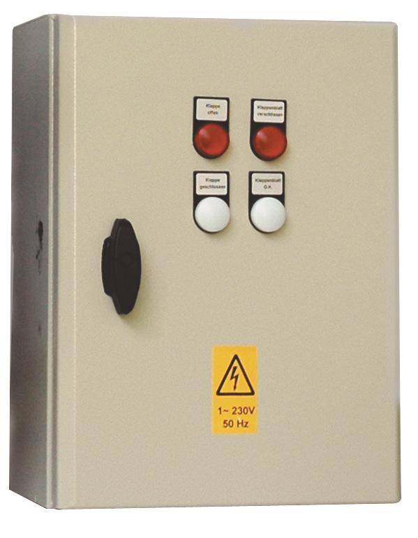 Accessories and guidelines Accessories A separate electrical control cabinet is available with integrated switch amplifier for the