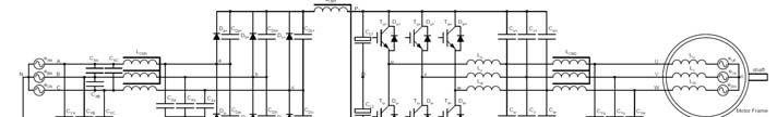 The WBG power transistor in its environment The immediate electrical environment are the parasitic inductances and capacitances that interact with the very fast switching of WGB devices.