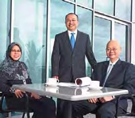 Manager Head of Finance from left to right Norsham Ishak
