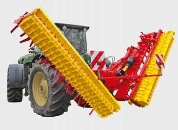 LION 5000 LION 6000 For tractors up to 270 hp Folding series up to 199 kw / 270 hp These power harrows with working widths of 16.40' / 5.0 m and 19.68' / 6.