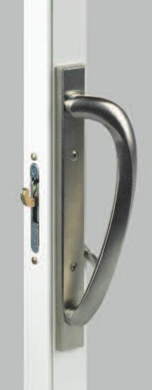Compatible with industry standard single or multi-point mortise locks, Truth s Signature Series are available with optional key lock cylinders and inactive configurations for OXXO doors.