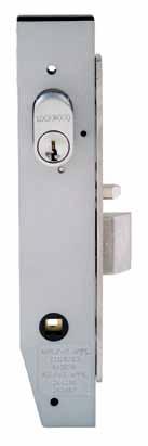 Latch Bolt: Reversible for both left and right hand doors, opening in or opening out without disassembly; Standard deadlatch configuration only, 15 mm stainless steel material; Electric strike