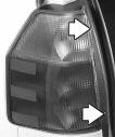 Front Turn Signal and Sidemarker Lamps Follow the same procedure listed for headlamp removal earlier in this section. Replace the turn signal or sidemarker bulb instead.