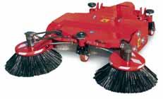 112 Collection 126 SA / 130 RCA Collection Sweeper with collection, filter