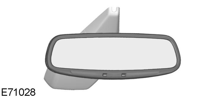 Windows and Mirrors AUTO-DIMMING MIRROR The system is a convenience feature that aids the driver in detecting vehicles that may have entered the blind spot zone (A).