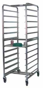 specialty racks Tray Retrieval Racks Designed for nursing homes and self bussing operations Full 30'' deep unit keeps the trays inside the frame of the rack Designed to allow clearance of most