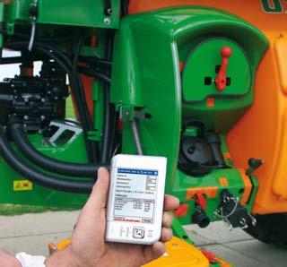 Sensor systems and GPS control For the automatic variation of the application rate UX crop protection sprayers can be accessed by many external GPS terminals.