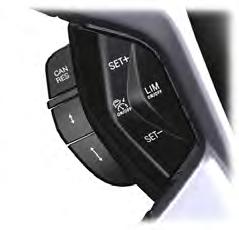Steering Wheel VOICE CONTROL INFORMATION DISPLAY CONTROL E159531 Press the button to select or