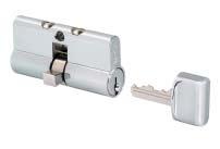 5 10 Keying Two versions available: 2 x 5 pin, C4 key profile cylinder lock, can be keyed alike to other Whitco 5 pin C4 cylinder locks 2 x 10 disc, profile cylinder locks Two Whitco chrome plated