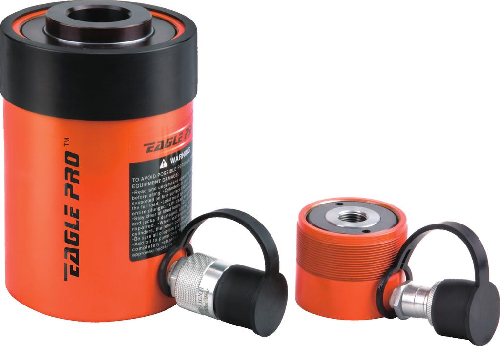 PSHC Series Single Acting Hollow Plunger Cylinders Features 1. Hollow plunger design allows for both push and pull forces 2. Complies to ASME B-30.1. High strength alloy steel for durability and added safety 3.