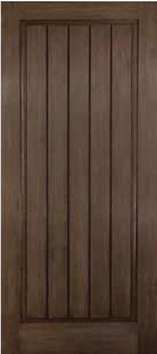RUSTIC MAHOGANY Our premium fiberglass entry doors are strong enough to hold their own.