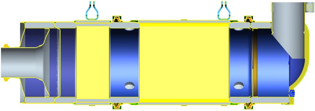 Tier 4 MR Horizontal EISO CPF Outlet Clocking: 0 T-Bolt Orientation: (-45 ) Sensor