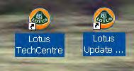 Basic users guide After software installation is complete these 2 icons will be displayed on your desktop. Periodically, approx every 7-10 days, click on Lotus Update Client.