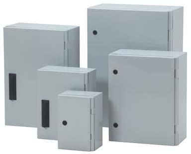 70 433.53 Enclosures complete with Plexiglass doors also available. Above prices do not include Mounting Plate. Key, Square and Triangular Locks on request.
