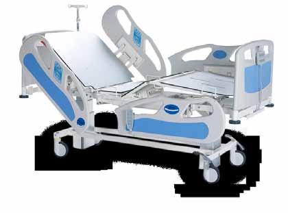 SMP-6000 ACCESSORIES IV pole with four hooks Anti-bedsore mattress Full nurse control panel Patient hand controller Side rail embedded patient / caregiver control Power operated headrest, legrest and