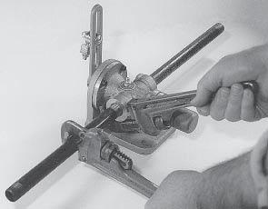 Provide proper pipe alignment by use of pipe hangers and supports. Instead of holding the valve body itself between jaws of a vise, screw valve onto a piece of pipe held in a vise.